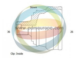 ODM-MULTIPARTS 12-011467 jungčių komplektas, kardaninis velenas 
 Ratų pavara -> Sujungimai/komplektas
1223785, 1302514 DX, 1302515, 1359663