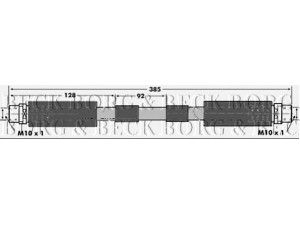 BORG & BECK BBH6918 stabdžių žarnelė 
 Stabdžių sistema -> Stabdžių žarnelės
4D0611707D, 4D0611707F, 4D0611707H