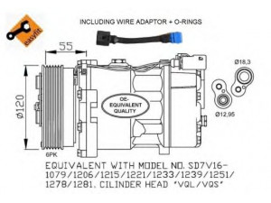 NRF 32064 kompresorius, oro kondicionierius 
 Oro kondicionavimas -> Kompresorius/dalys
1J0820803A, 1J0820803B, 1J0820803F
