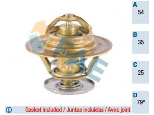 FAE 5330879 termostatas, aušinimo skystis 
 Aušinimo sistema -> Termostatas/tarpiklis -> Thermostat
61688496
