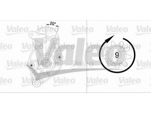 VALEO 455594 starteris 
 Elektros įranga -> Starterio sistema -> Starteris
28100-15110, 28100-15130, 28100-15150