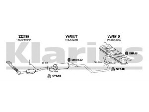 KLARIUS 931229U išmetimo sistema