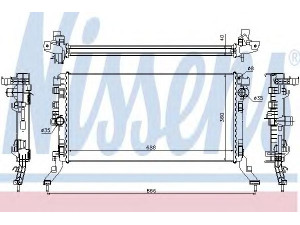 NISSENS 637619 radiatorius, variklio aušinimas 
 Aušinimo sistema -> Radiatorius/alyvos aušintuvas -> Radiatorius/dalys
214100006R