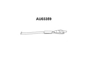 VENEPORTE AU03359 priekinis duslintuvas 
 Išmetimo sistema -> Duslintuvas
4A0253409AJ, 4A0253409L