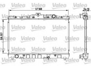 VALEO 730468 radiatorius, variklio aušinimas 
 Aušinimo sistema -> Radiatorius/alyvos aušintuvas -> Radiatorius/dalys
16400-14060, 1640014060, 16410-14060