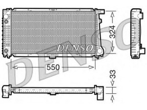 DENSO DRM05059 radiatorius, variklio aušinimas 
 Aušinimo sistema -> Radiatorius/alyvos aušintuvas -> Radiatorius/dalys
1178098, 17111178098