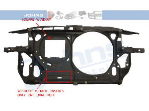 JOHNS 95 49 04-2 priekinis variklio gaubtas 
 Kėbulas -> Kėbulo dalys/ sparnas/buferis -> Priekinis aerodinaminio pasipriešinimo sumažinimas/grotelės
3B0 805 594AR, 3B0 805 594BK