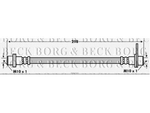 BORG & BECK BBH7560 stabdžių žarnelė 
 Stabdžių sistema -> Stabdžių žarnelės
4650A243, 4806.J1