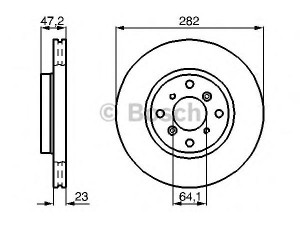 BOSCH 0 986 478 681 stabdžių diskas 
 Dviratė transporto priemonės -> Stabdžių sistema -> Stabdžių diskai / priedai
45251-SS0-A00, 45251-ST3-E60