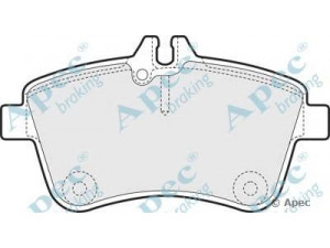 APEC braking PAD1438 stabdžių trinkelių rinkinys, diskinis stabdys 
 Techninės priežiūros dalys -> Papildomas remontas
1694200120, 1694200820, 1694201220