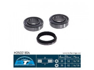BTA H25021BTA rato guolio komplektas 
 Ašies montavimas/vairavimo mechanizmas/ratai -> Rato stebulė/montavimas -> Rato guolis
MB515471