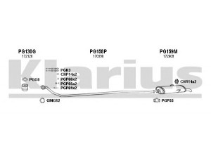 KLARIUS 630188U išmetimo sistema 
 Išmetimo sistema -> Išmetimo sistema, visa