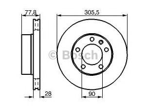 BOSCH 0 986 479 001 stabdžių diskas 
 Stabdžių sistema -> Diskinis stabdys -> Stabdžių diskas
40206 00QAD, 4403038, 9111038, 77 00 314 064