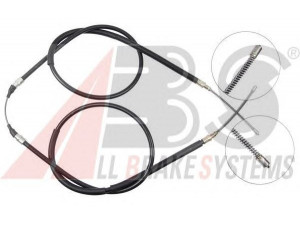 A.B.S. K11805 trosas, stovėjimo stabdys 
 Stabdžių sistema -> Valdymo svirtys/trosai
321.609.721C, 321.609.721C