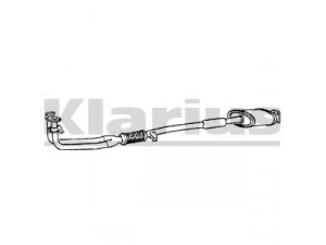 KLARIUS CL71Q priekinis duslintuvas 
 Išmetimo sistema -> Duslintuvas
MB376897