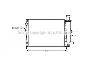 AVA QUALITY COOLING CN2040 radiatorius, variklio aušinimas 
 Aušinimo sistema -> Radiatorius/alyvos aušintuvas -> Radiatorius/dalys
95638291, 95659548, 95659648, 95662958