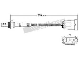WALKER PRODUCTS 250-24190 lambda jutiklis 
 Išmetimo sistema -> Jutiklis/zondas
46460055, 46460055