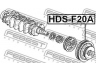 FEBEST HDS-F20A skriemulys, alkūninis velenas 
 Diržinė pavara -> Dirželio skriemulys
13810-PT1-003