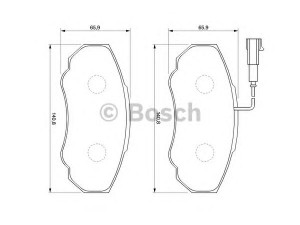BOSCH 0 986 424 703 stabdžių trinkelių rinkinys, diskinis stabdys 
 Techninės priežiūros dalys -> Papildomas remontas
4252 42, 4252 43, 77362219, 9949409