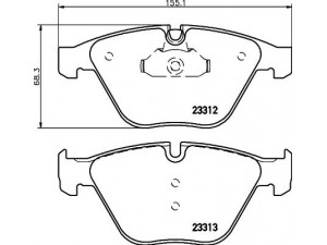 HELLA PAGID 8DB 355 015-391 stabdžių trinkelių rinkinys, diskinis stabdys 
 Techninės priežiūros dalys -> Papildomas remontas
34111763089, 34112339269, 34112339270