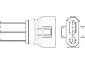 BERU OZH151 lambda jutiklis 
 Variklis -> Variklio elektra
95VW 9F472 FA, 021 906 265 AD, 021 906 265 AR