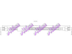 Brovex-Nelson H1210 stabdžių žarnelė 
 Stabdžių sistema -> Stabdžių žarnelės
481623, 7910018158, 791002009, 481623