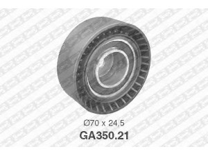 SNR GA350.21 įtempiklio skriemulys, V formos rumbuotas diržas 
 Diržinė pavara -> V formos rumbuotas diržas/komplektas -> Įtempiklio skriemulys
11 28 1 726 343, 11 28 1 748 131