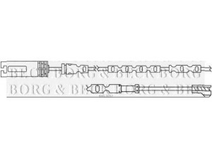 BORG & BECK BWL3057 įspėjimo kontaktas, stabdžių trinkelių susidėvėjimas 
 Stabdžių sistema -> Susidėvėjimo indikatorius, stabdžių trinkelės
34356792565