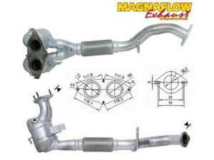 MAGNAFLOW 70007 katalizatoriaus keitiklis 
 Išmetimo sistema -> Katalizatoriaus keitiklis
46809274