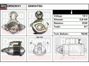 DELCO REMY DRS2841 starteris 
 Elektros įranga -> Starterio sistema -> Starteris