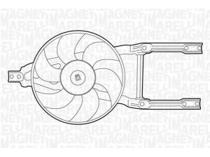 MAGNETI MARELLI 069422204010 ventiliatorius, radiatoriaus 
 Aušinimo sistema -> Oro aušinimas
46400256, 46534674, 7704319, 7766004