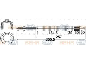HELLA 8FT 351 197-251 džiovintuvas, oro kondicionierius 
 Oro kondicionavimas -> Džiovintuvas
6Q0 820 193 B, 6Q0 820 193 B, 6Q0 820 193 B