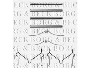 BORG & BECK BBK1082 priedų komplektas, diskinių stabdžių trinkelės 
 Stabdžių sistema -> Diskinis stabdys -> Stabdžių dalys/priedai