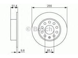 BOSCH 0 986 479 941 stabdžių diskas 
 Stabdžių sistema -> Diskinis stabdys -> Stabdžių diskas
1K0 615 601 AB, 1K0 615 601 AB