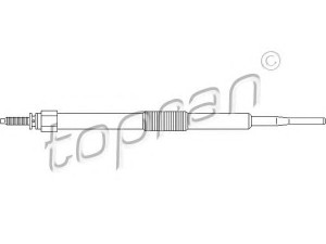 TOPRAN 501 166 kaitinimo žvakė 
 Kibirkšties / kaitinamasis uždegimas -> Kaitinimo kaištis
19850 0W010, 1223 7 791 101, 7 791 101