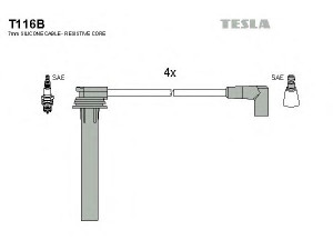 TESLA T116B uždegimo laido komplektas 
 Kibirkšties / kaitinamasis uždegimas -> Uždegimo laidai/jungtys
82110393996, 82110404488