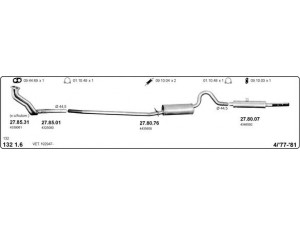 IMASAF 524000402 išmetimo sistema 
 Išmetimo sistema -> Išmetimo sistema, visa