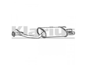 KLARIUS RR251B galinis duslintuvas 
 Išmetimo sistema -> Duslintuvas
GEX12092, GEX33560, GEX43560, 18030SN7930
