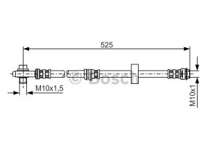 BOSCH 1 987 476 945 stabdžių žarnelė 
 Stabdžių sistema -> Stabdžių žarnelės
8Z0 611 707, 8Z0 611 707 C, 8Z0 611 707