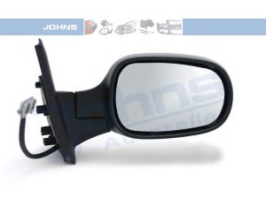 JOHNS 27 07 38-21 išorinis veidrodėlis 
 Kėbulas -> Keleivių kabina -> Veidrodėlis
96301 AX928
