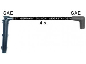 BBT ZK1213 uždegimo laido komplektas 
 Kibirkšties / kaitinamasis uždegimas -> Uždegimo laidai/jungtys