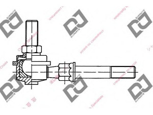 DJ PARTS DL1024 šarnyro stabilizatorius 
 Ašies montavimas/vairavimo mechanizmas/ratai -> Stabilizatorius/fiksatoriai -> Savaime išsilyginanti atrama
54618-4M400, 54618-50Y00, 54618-D5000