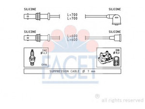 FACET 4.9835 uždegimo laido komplektas 
 Kibirkšties / kaitinamasis uždegimas -> Uždegimo laidai/jungtys
22451-AA341, 22451-AA450, 22451-AA511