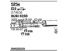 WALKER BW52522B išmetimo sistema 
 Išmetimo sistema -> Išmetimo sistema, visa