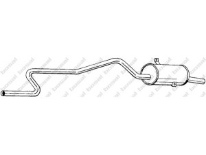 BOSAL 283-701 galinis duslintuvas 
 Išmetimo sistema -> Duslintuvas
20100-15B00, 20100-15B01, 20100-15B01KE