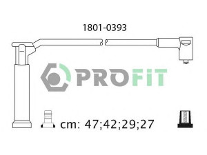 PROFIT 1801-0393 uždegimo laido komplektas 
 Kibirkšties / kaitinamasis uždegimas -> Uždegimo laidai/jungtys