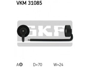 SKF VKM 31085 įtempiklio skriemulys, V formos rumbuotas diržas 
 Diržinė pavara -> V formos rumbuotas diržas/komplektas -> Įtempiklio skriemulys
047 903 306 C, 047 903 306 C, 047 903 306 C