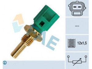 FAE 33250 siuntimo blokas, alyvos temperatūra; siuntimo blokas, aušinimo skysčio temperatūra 
 Elektros įranga -> Jutikliai
3405645, 3465427, 3601374, B3C8-18840