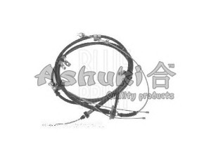 ASHUKI HRK12513 trosas, stovėjimo stabdys 
 Stabdžių sistema -> Valdymo svirtys/trosai
MB950727