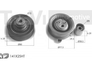 TREVI AUTOMOTIVE KD1100 paskirstymo diržo komplektas 
 Techninės priežiūros dalys -> Papildomas remontas
038198119F, 038198119F, 038198119F